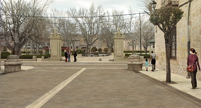 Comienzan las obras en el Parque de la Alameda de Sigüenza 1 Comienzan las obras en el Parque de la Alameda de Sigüenza
