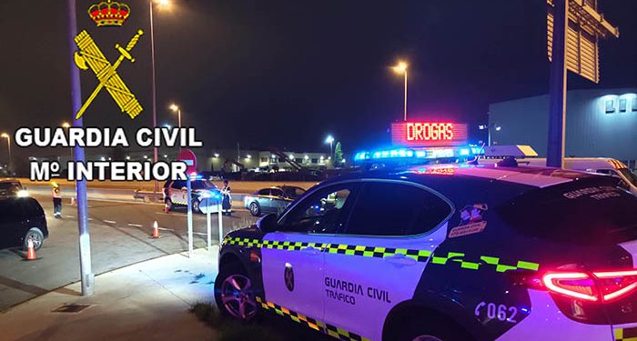 Diecinueve alcoholemias positivas en otro macrocontrol de la Guardia Civil en Guadalajara