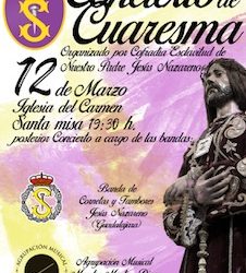 El 12 de marzo tendrá lugar un concierto de marchas procesionales organizado por la Cofradía de Jesús Nazareno de Guadalajara