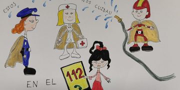 El colegio ‘Santa Ana’ de Cuenca gana la X edición del Concurso de Dibujo Escolar del Servicio de Atención de Emergencias 1-1-2