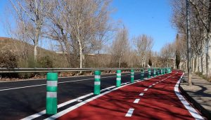 Finaliza la obra de reforma de la carretera de acceso al Campo de Golf de Cabanillas