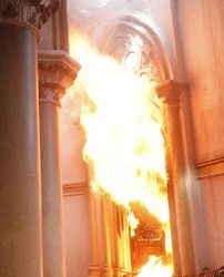 18 de febrero de 1767. El incendio en la Catedral de Cuenca que calcinó uno de los doce ángeles del triforio
