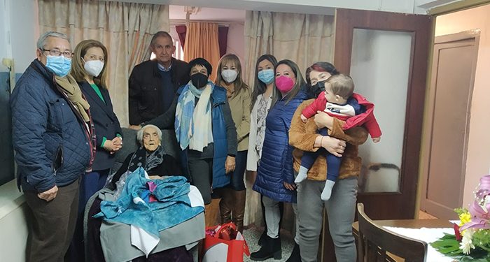Juliana Hoyo, residente en Villar del Humo, cumple 110 años