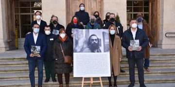 Junta, Diputación y Ayuntamiento de Cuenca junto con la RACAL rinden homenaje al artista Miguel Ángel Moset