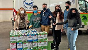 Juventudes Socialistas de Guadalajara  entrega cerca de 300 kg de comida gracias a una campaña de sensibilización y donación en la provincia