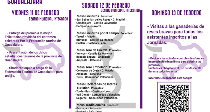 La Federación Taruina de Guadalajara hace de febrero el mes de la tauromaquia popular