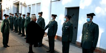 La subdelegada del Gobierno en Cuenca visita la Comandancia de la Guardia Civil