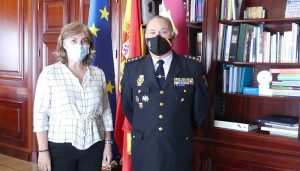 La subdelegada del Gobierno recibe al comisario Alcázar, nuevo jefe de la Policía Nacional en la provincia de Guadalajara