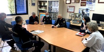 La subdelegada del Gobierno visita la Comisaría Provincial de Policía Nacional de Cuenca