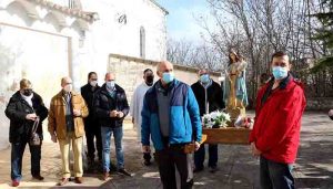 La Virgen de las Candelas vuelve a salir en procesión por las calles de Tabladillo