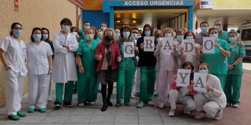 Los Técnicos Superiores Sanitarios se concentran a las puertas de los hospitales de Castilla-La Mancha para exigir su reconocimiento profesional