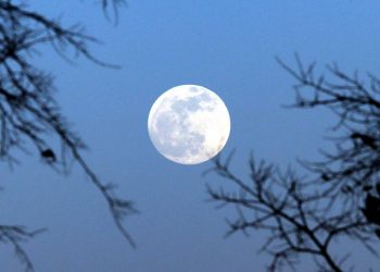 Plenilunio del mes de febrero. Luna de la Nieve.