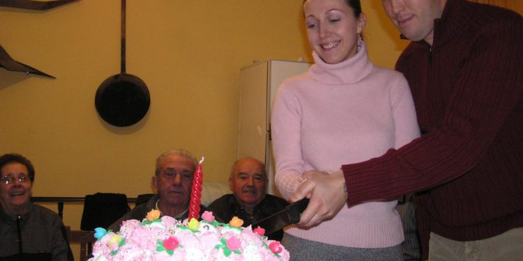 En La Peraleja,  San Blas, procesión y galopeo del año 2005