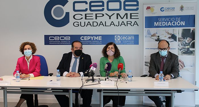 Presentado el nuevo servicio de mediación de CEOE-Cepyme Guadalajara 1 Presentado el nuevo servicio de mediación de CEOE-Cepyme Guadalajara
