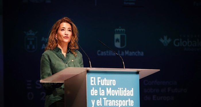 Raquel Sánchez señala en el Consejo de Ministros de Transportes de la UE que España facilita el cambio modal hacia el ferrocarril como medio más sostenible