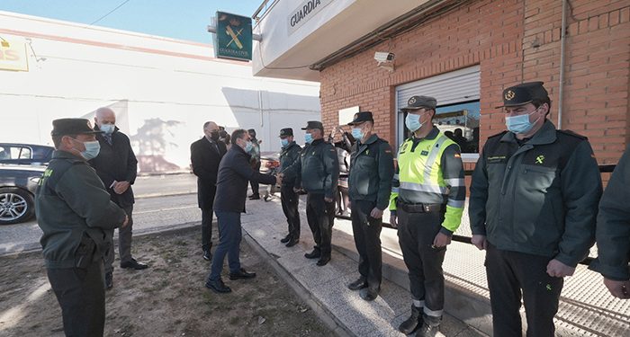 Tierraseca comprueba en Tarancón las obras de reparación del cuartel de la Guardia Civil por los daños provocados por la DANA de septiembre 1 Tierraseca comprueba en Tarancón las obras de reparación del cuartel de la Guardia Civil por los daños provocados por la DANA de septiembre