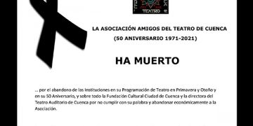 Triste adiós de la Asociación Amigos del Teatro de Cuenca