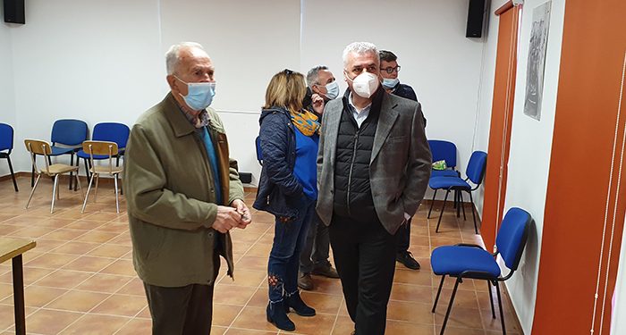 Vega visita inversiones financiadas por la Diputación en Chillarón del Rey, Yélamos de Arriba y San Andrés del Rey