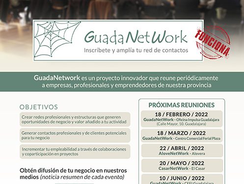 Vuelve GuadaNetWork con nuevos encuentros para el primer semestre del año 1 Vuelve GuadaNetWork con nuevos encuentros para el primer semestre del año