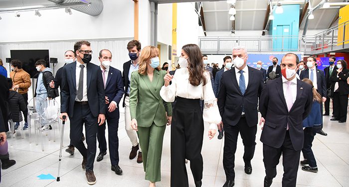 Galería fotográfica de la visita de la reina Letizia al Espacio TYCE de Guadalajara
