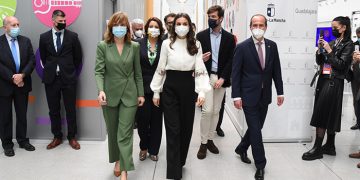 Galería fotográfica de la visita de la reina Letizia al Espacio TYCE de Guadalajara