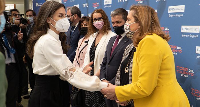 Galería fotográfica de la visita de la reina Letizia al Espacio TYCE de Guadalajara