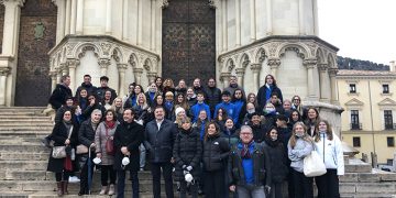 Alumnos y profesores de Suecia visitan el IES Alfonso VIII y son recibidos en el Ayuntamiento de Cuenca