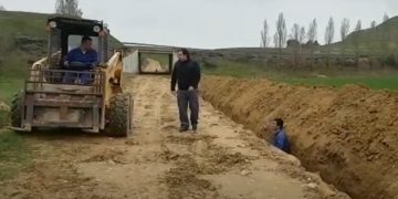 Avanza la obra de renovación de la tubería principal de abastecimiento de agua de Huete