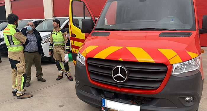 Bomberos de Cuenca viajan a la frontera de Polonia para llevar productos de primera necesidad y traer 40 refugiados