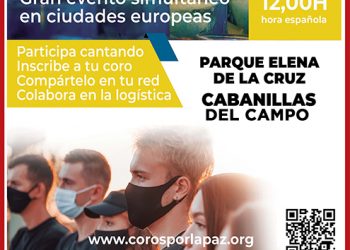 Cabanillas se suma al movimiento «Coros por la Paz» con una actuación al mediodía del 27 de marzo