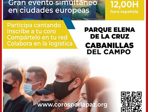 Cabanillas se suma al movimiento «Coros por la Paz» con una actuación al mediodía del 27 de marzo