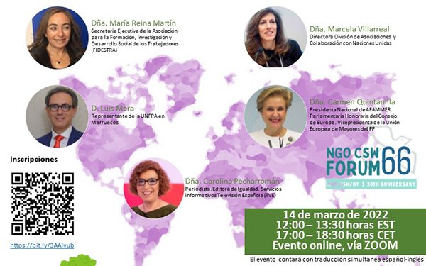 Carmen Quintanilla lleva la voz de las mujeres rurales ante la ONU en la 66CSW