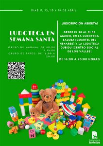 Guadalajara abre este lunes el plazo de inscripción a las ludotecas municipales para el período de Semana Santa