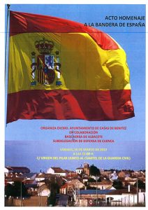 Casas de Benítez celebrará un homenaje a la Bandera el sábado 26 de marzo