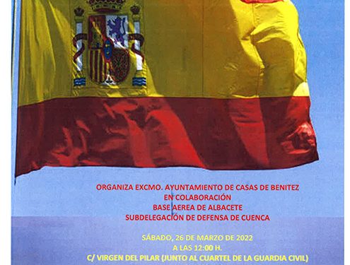 Casas de Benítez celebrará un homenaje a la Bandera el sábado 26 de marzo