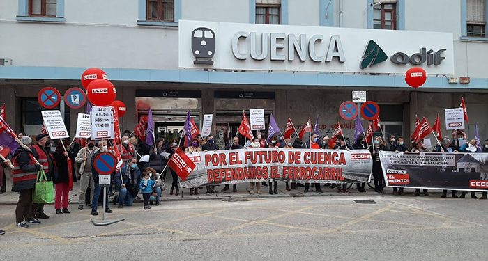 CCOO defiende mantener la línea de tren Aranjuez-Cuenca-Utiel para fomentar la movilidad sostenible y el desarrollo económico y combatir la despoblación 1 CCOO defiende mantener la línea de tren Aranjuez-Cuenca-Utiel para fomentar la movilidad sostenible y el desarrollo económico y combatir la despoblación
