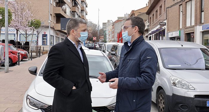 Comienzan las obras para devolver el doble sentido a la calle Ramón y Cajal de Guadalajara