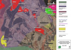 Ecologistas en Acción de Guadalajara denuncia la ocupación de grandes extensiones de la campiña por plantas fotovoltaicas