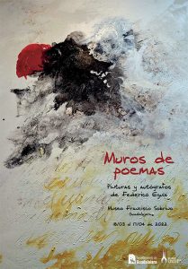 El artista Federico Eguía expone desde este viernes en el Museo Sobrino e impartirá un taller para público infantil con motivo del Día de la Poesía