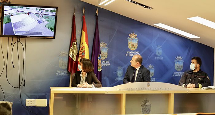 El Ayuntamiento de Guadalajara presenta el proyecto del nuevo parque de bomberos, con 2.500 metros cuadrados construidos en tres plantas