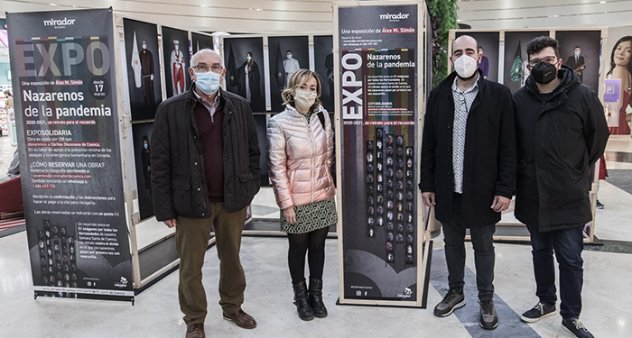 El Mirador de Cuenca acoge “Nazarenos de la pandemia”, una exposición solidaria para ayudar a los refugiados de Ucrania