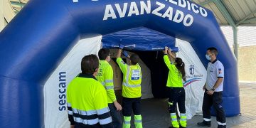 El Mirador de Cuenca acoge una unidad móvil de vacunación sin cita previa