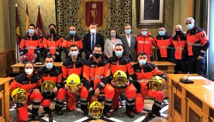 El parque de bomberos de Cuenca incorpora a su primera bombera Almudena Viñas