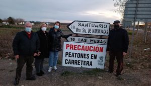 El PP califica de “incomprensible e injusto” que la Diputación siga sin construir el carril bici-peatonal desde Mota del Cuervo a la Ermita de Manjavacas