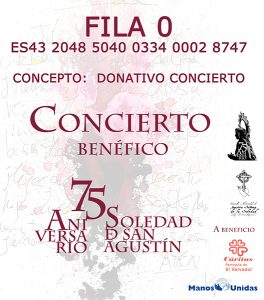 El Salvador acoge este sábado el XIII Encuentro de Música Sacra ‘Soledad de San Agustín’