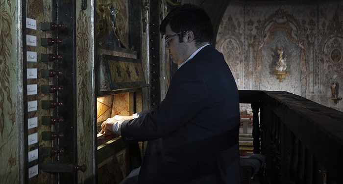 Espléndida actuación de Jesús Ruiz en el órgano ibérico de la Iglesia de Cardenete