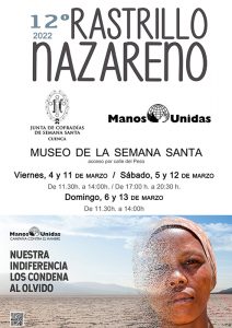 Este viernes arranca la 12ª edición del Rastrillo Nazareno organizado por la Junta de Cofradías y Manos Unidas 2 Este viernes arranca la 12ª edición del Rastrillo Nazareno organizado por la Junta de Cofradías y Manos Unidas