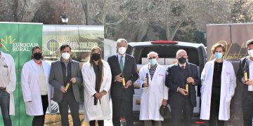 Eurocaja Rural, Oleotoledo, Uteco-Toledo y Pieralisi se unen para donar una tonelada de AOVE a la ONG 'Socorro de los pobres'