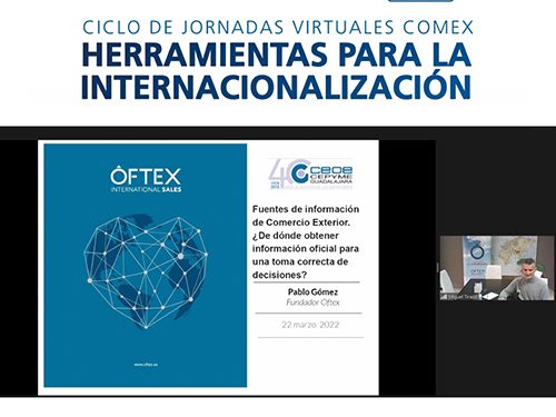 Finaliza con gran éxito de participación el ciclo de jornadas de comercio exterior de CEOE-Cepyme Guadalajara 1 Finaliza con gran éxito de participación el ciclo de jornadas de comercio exterior de CEOE-Cepyme Guadalajara