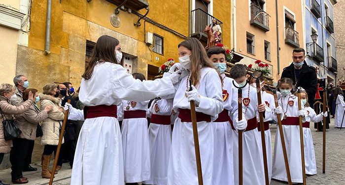 Cuenca se vuelve a llenar de Semana Santa de la mano de los más pequeños